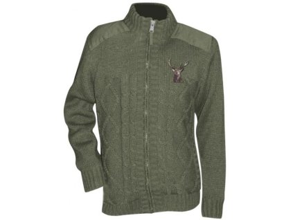 Lovecký svetr Furet s kožíškem (velikost oblečení L)