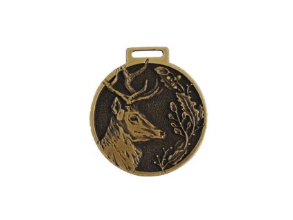 rothirsch deko medaille goldfarben auszeichnung praemierung