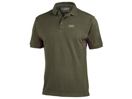 1503 ivory dark olive polo tricko