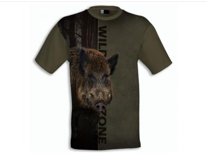 Divočák - myslivecké tričko (velikost oblečení S)