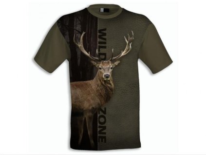 Jelen - myslivecké tričko (velikost oblečení S)