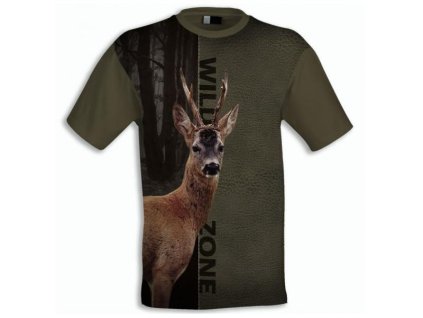 Srnec - myslivecké tričko (velikost oblečení S)