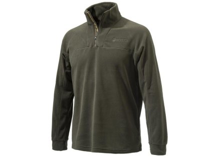 Half Zip Fleece mikina - Chocolate (velikost oblečení S)