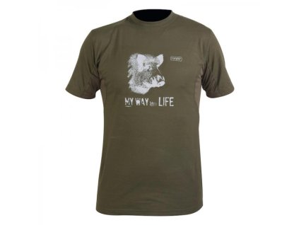 BRANDED T-SHIRT Basurde - divočák tričko (velikost oblečení S)