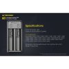 5172 9 nitecore ui2 inteligentni nabijec s usb zdrojovym kabelem pro 2x li ion imr akumulatory