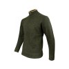 Svetr ASHCOMBE se zipem jehněčí vlna DARK OLIVE (velikost oblečení S)
