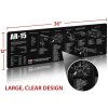 11839 TEK R36 AR15 2 GUN CLEANING MAT