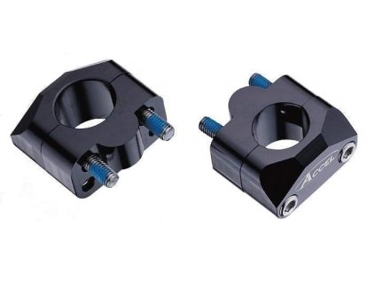 178479 accel uchyceni riditek dolni 22 2 horni 22 2mm vyska 20mm barva cerna