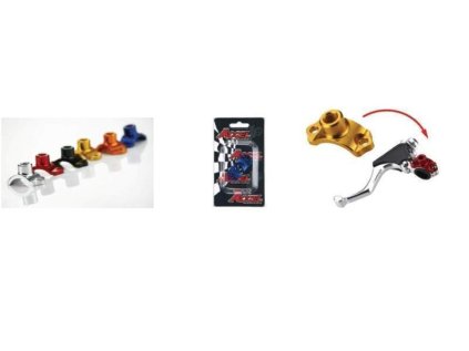 121760 accel uchyt zrcatka barva modra