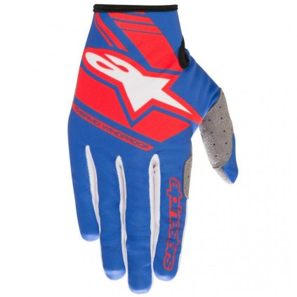 144794 alpinestars neo rukavice modra cervena m