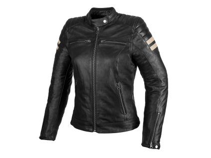 Dámská kožená bunda na motorku TXR Carmen černá