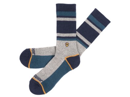 Boardwalk Performance Crew Sock Heather Gray