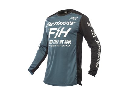 Youth Grindhouse Slammer Jersey Blue Black F