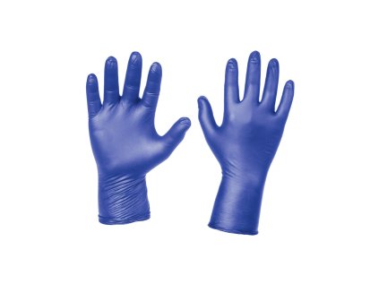 159638 jednorazove tenke nitrilove rukavice modre 100ks xl
