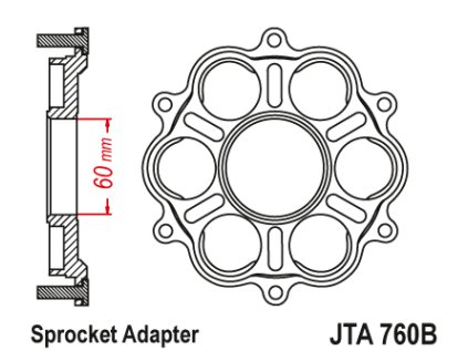 98105 jt jta760b zadni kolecko rozeta zubu