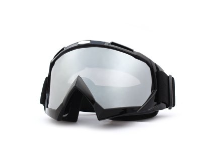 MX brýle TXR Core černé se stříbrným plexi