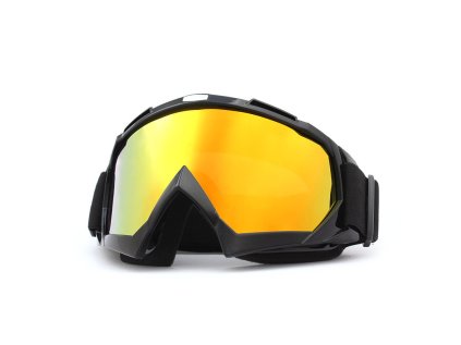 MX brýle TXR Core černé se zlatým plexi