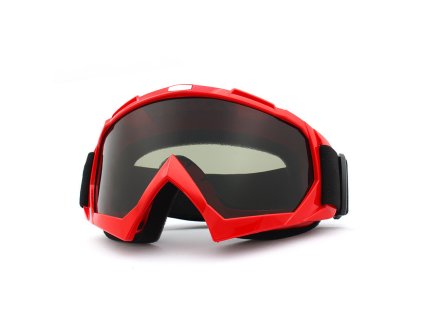 MX brýle TXR Core červené s čirým plexi