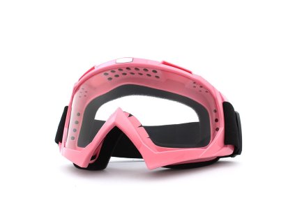 MX brýle TXR Core růžové s čirým plexi