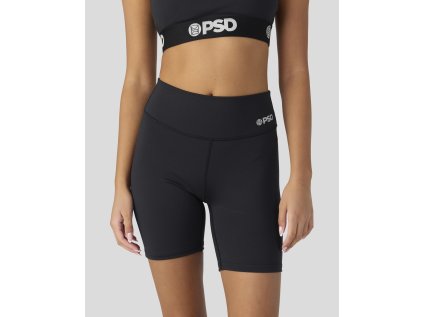 PSD Black Solids Performance Women Biker Compression Short (2)