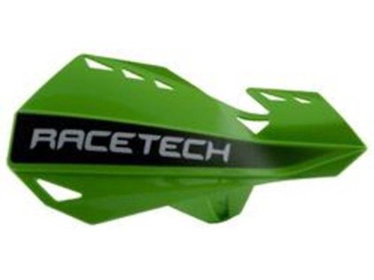 RACETECH kryty rukojetí DUAL, barva zelená (s uchycením)