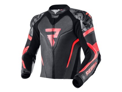 138533 rebelhorn rebel cerna fluo cervena kozena bunda 54