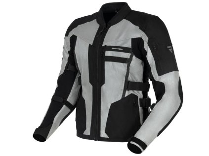 147740 rebelhorn scandal ii stribrna cerna textilni bunda 5xl