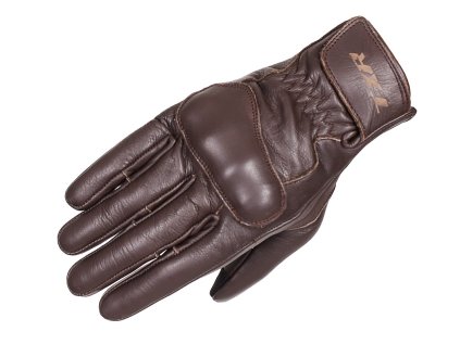 Rukavice na motorku TXR Scrambler tmavě hnědé