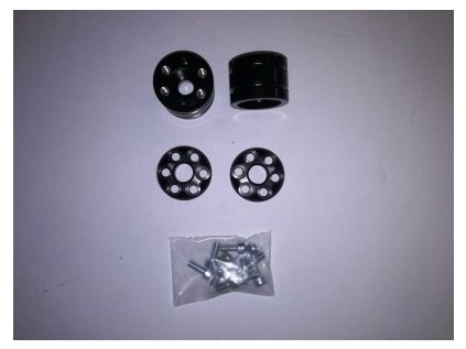 RUTAN závažíčka do řídítek GATLING - pár černá