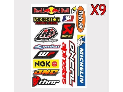110759 samolepky mix x9