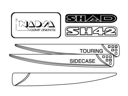SHAD Samolepky D1BNETR pro SH42