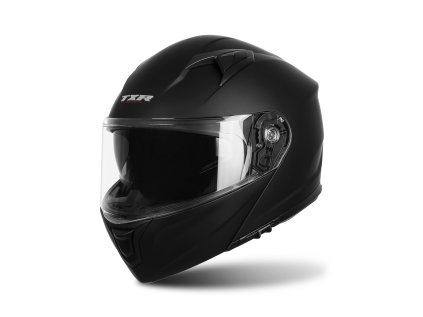 Výklopná přilba na motorku TXR Rival černá matná