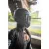 Výklopná přilba na motorku TXR Rival černá matná