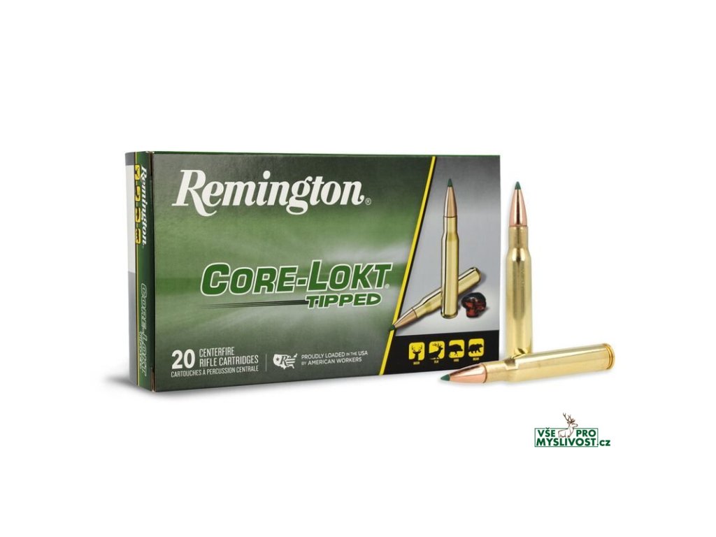 631862 naboj kulovy remington core lokt tipped 30 06 sprg 180gr 11 7g core lokt tipped