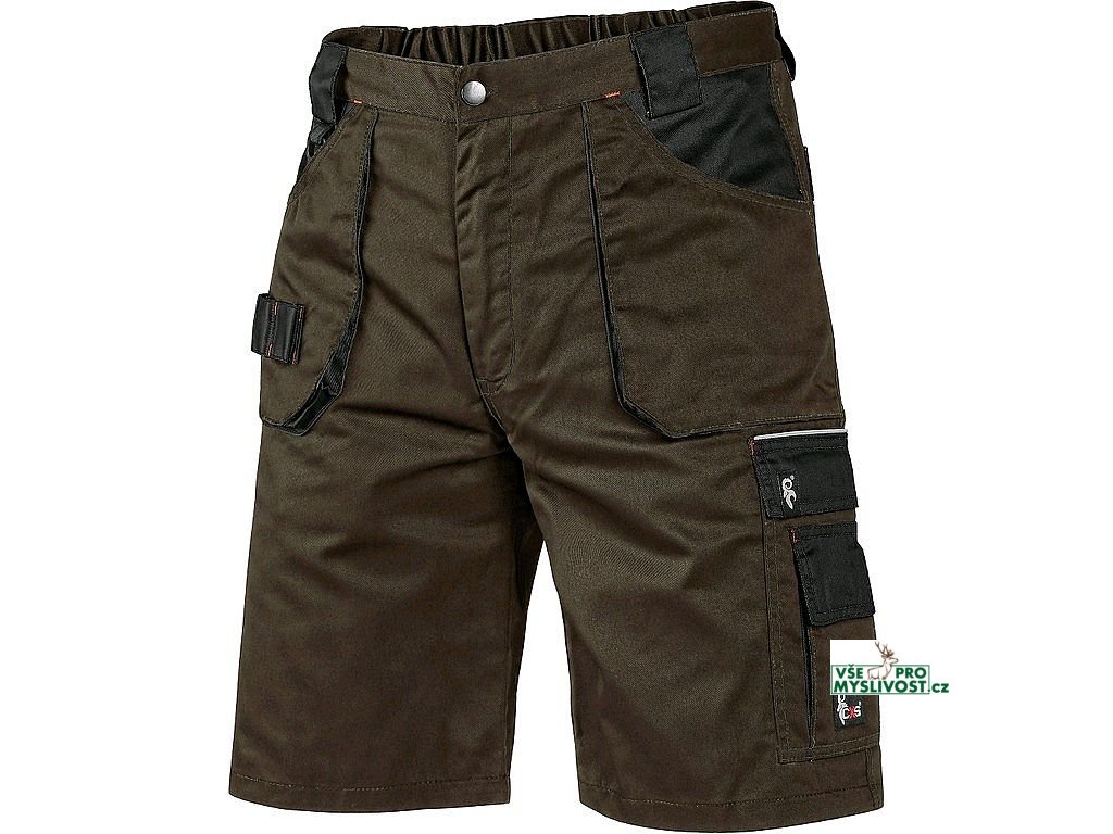 ORION DAVID šortky šedo-černé 56 (Varianta ORION DAVID šortky šedo-černé 56)