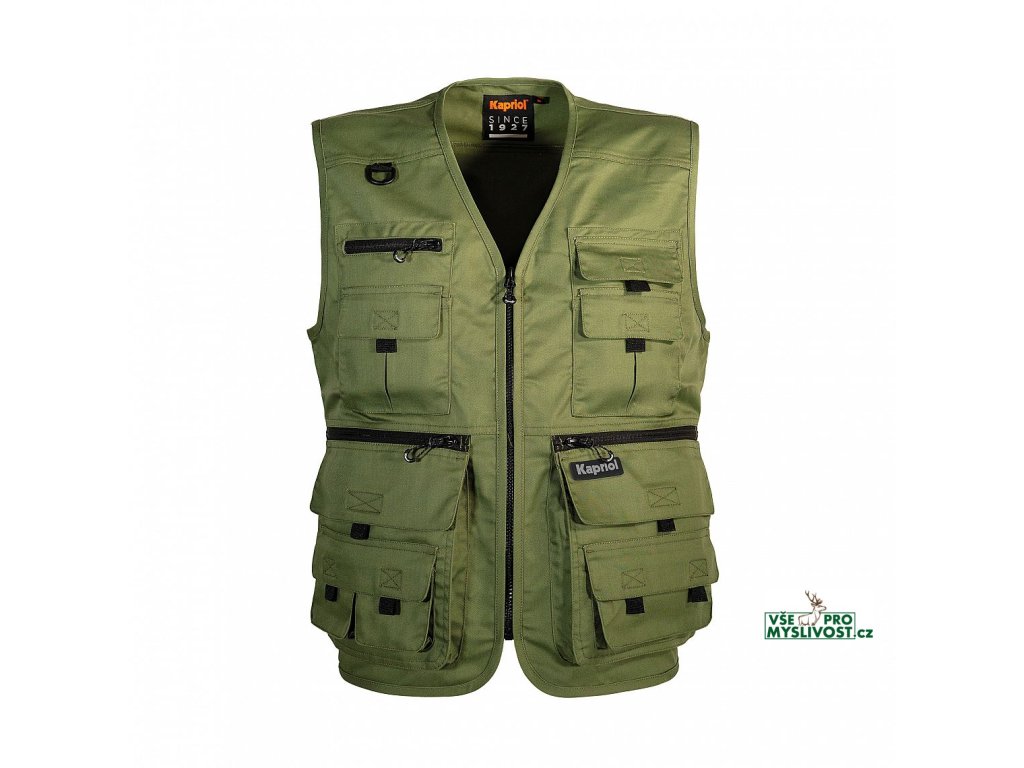 MULTIPOCKET vesta olivová (Varianta MULTIPOCKET vesta olivová)