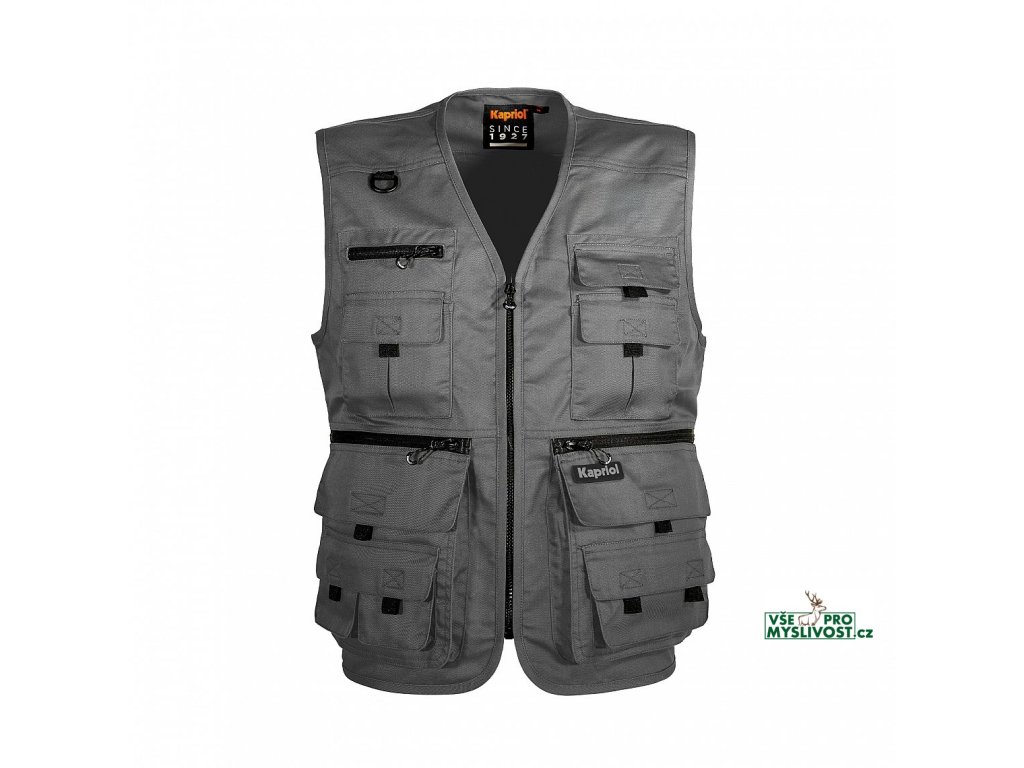 MULTIPOCKET vesta šedá (Varianta MULTIPOCKET vesta šedá)