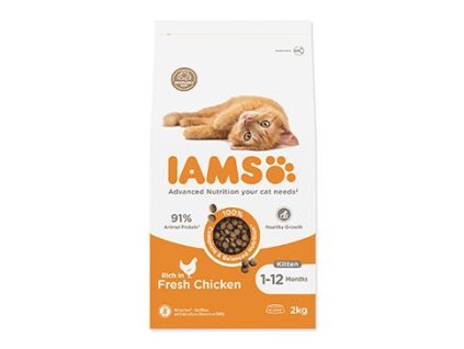 353517 iams cat kitten chicken 2kg