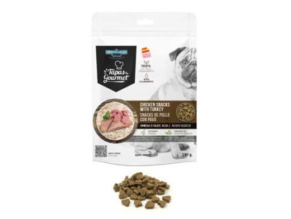503829 tapas gourmet snack for dog chicken and turkey 190g