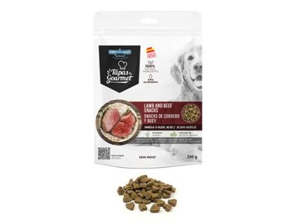 502563 tapas gourmet snack for dog lamb and beef 190g