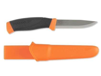 Nůž Morakniv Companion F Serrated - Stainless steel - Orange