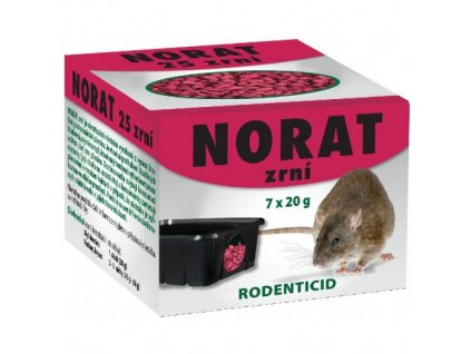 Rodenticid NORAT 25 zrno 7x20g