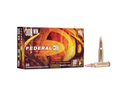 222247 1 naboj kulovy federal fusion 308 winchester 180gr 11 6g bonded soft point