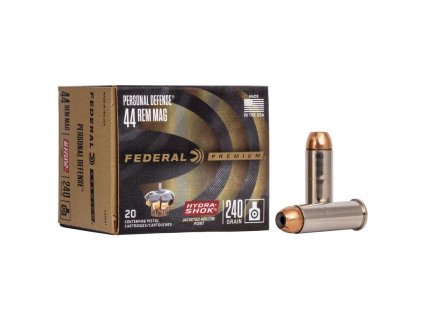 226624 1 naboj kulovy federal personal defense 44 rem mag 240gr 15 5g hydra shok jhp