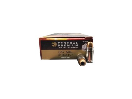 226876 naboj kulovy federal tactical 357 sig 125gr 8 9g hst hp hydra shock jhp