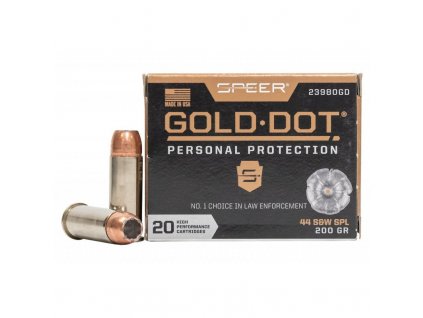 226864 1 naboj kulovy speer personal protection 44 saw special 200gr 12 9g gold dot hp
