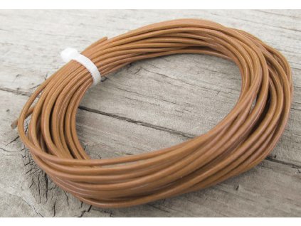 Oválná kůže (Barva přírodní, Průměr kůže 6 x 10 mm)