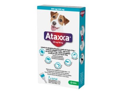 300741 ataxxa spot on dog m 500mg 100mg 1x1ml