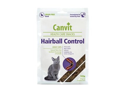 298605 canvit snacks cat hairball control 100g