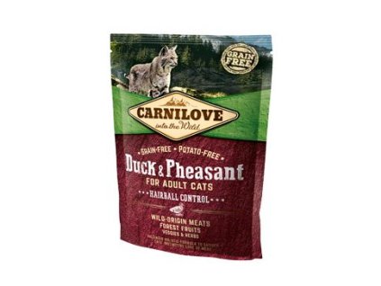 295245 carnilove cat duck pheasant adult hairball contr 400g